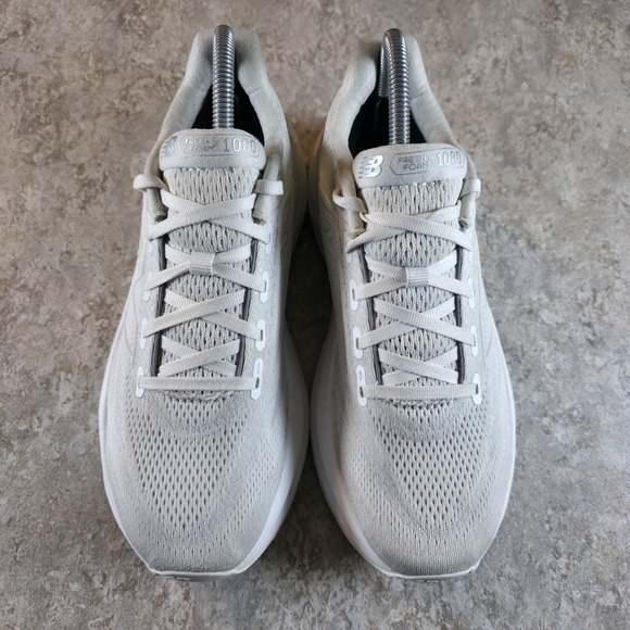 New Balance Fresh Foam 1080V13 Running Shoes Womens 8.5 Beige White W1080W13 - Picture 2 of 9